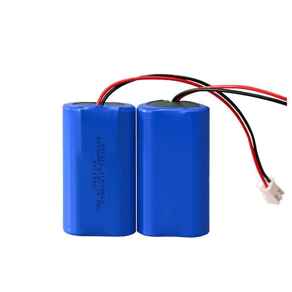 2 Batterie Li-Ion 7.4V 3000mAh Con Cavo USB E Spina SM-4P Per Modellismo RC, Auto, Robot E Telecomandi