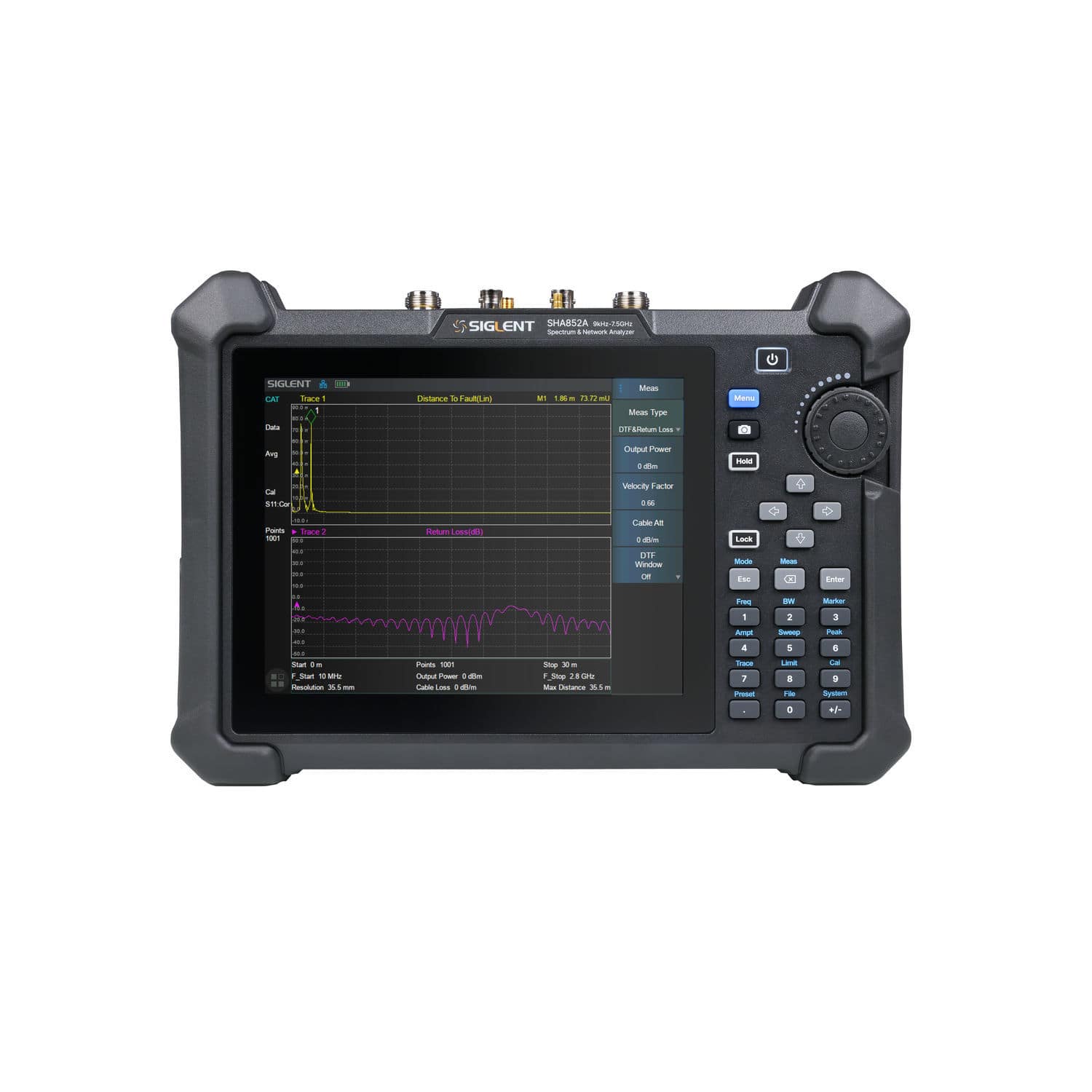 Analizzatore Di Rete Vettoriale SV4401A 50KHz-4.4GHz - Display 7" Touch 8GB