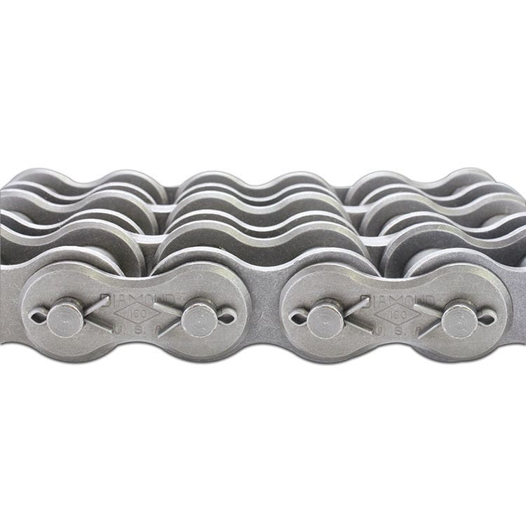 Chaîne à Rouleaux Simple 06B1 En Acier Zingué - Pas 3/8", 5 Mètres | Pour Transmissions Mécaniques Industrielles