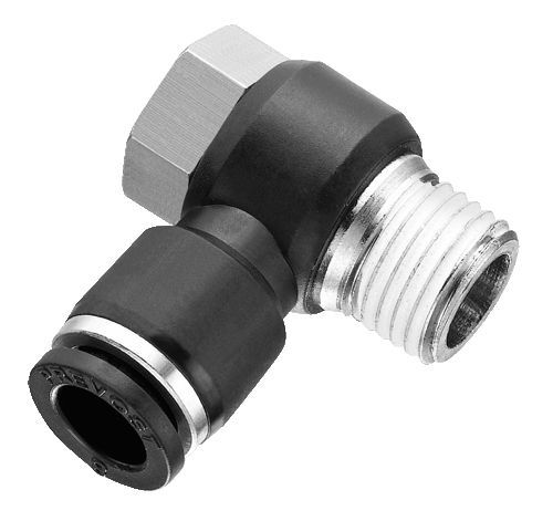 Raccordo Pneumatico AL (90°) Per Tubi Da 10mm - Foto 3