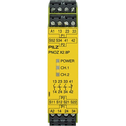 Relè di sicurezza Pilz 751102 - PNOZ s2 C 24VDC 3 n/o