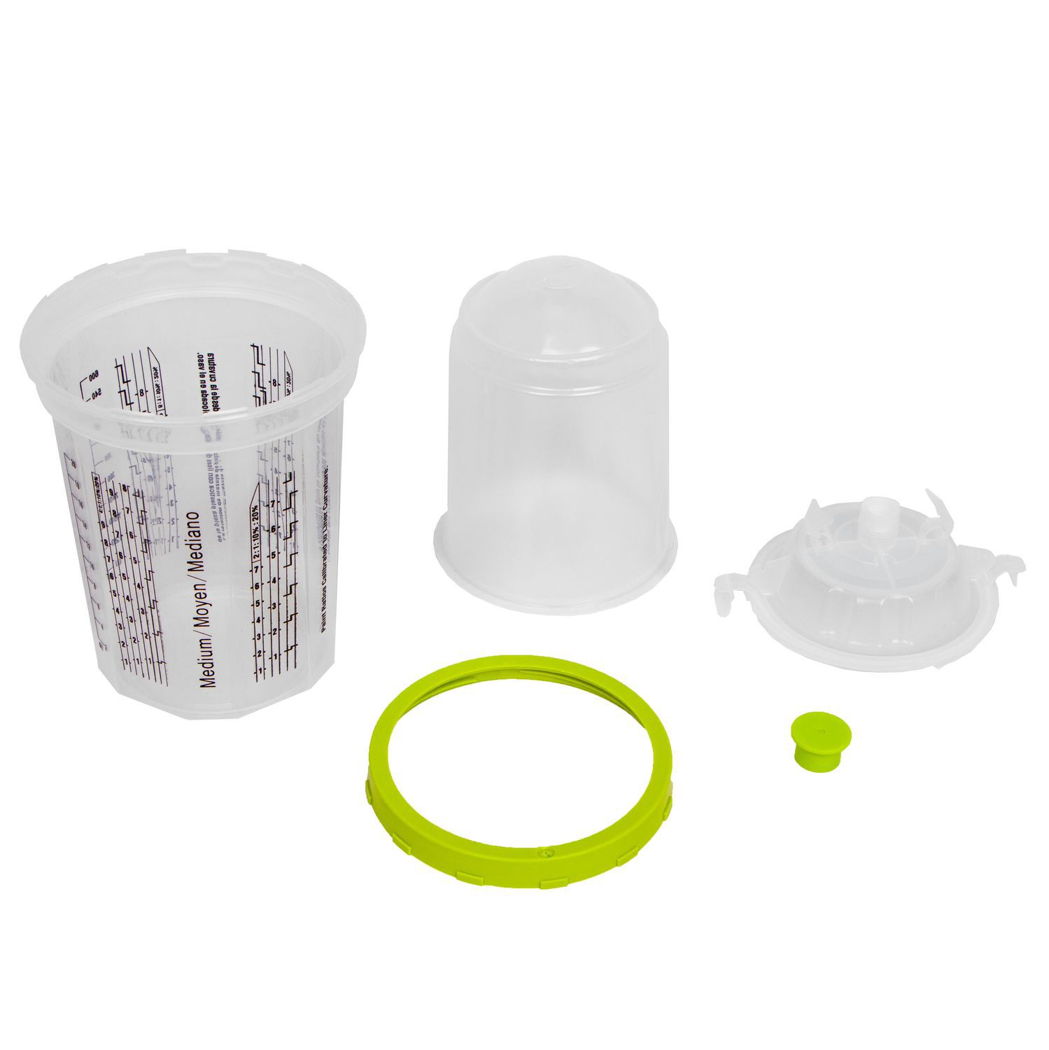 Tazza Di Colore Per Aerografo A Gravità Laterale Da 7cc - In Metallo, Per Modellismo, Decorazione E Hobby Creativi