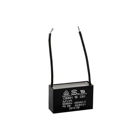 YOKIVE 2pz Ventilatore Soffitto Condensatore CBB61, Metallizzato
