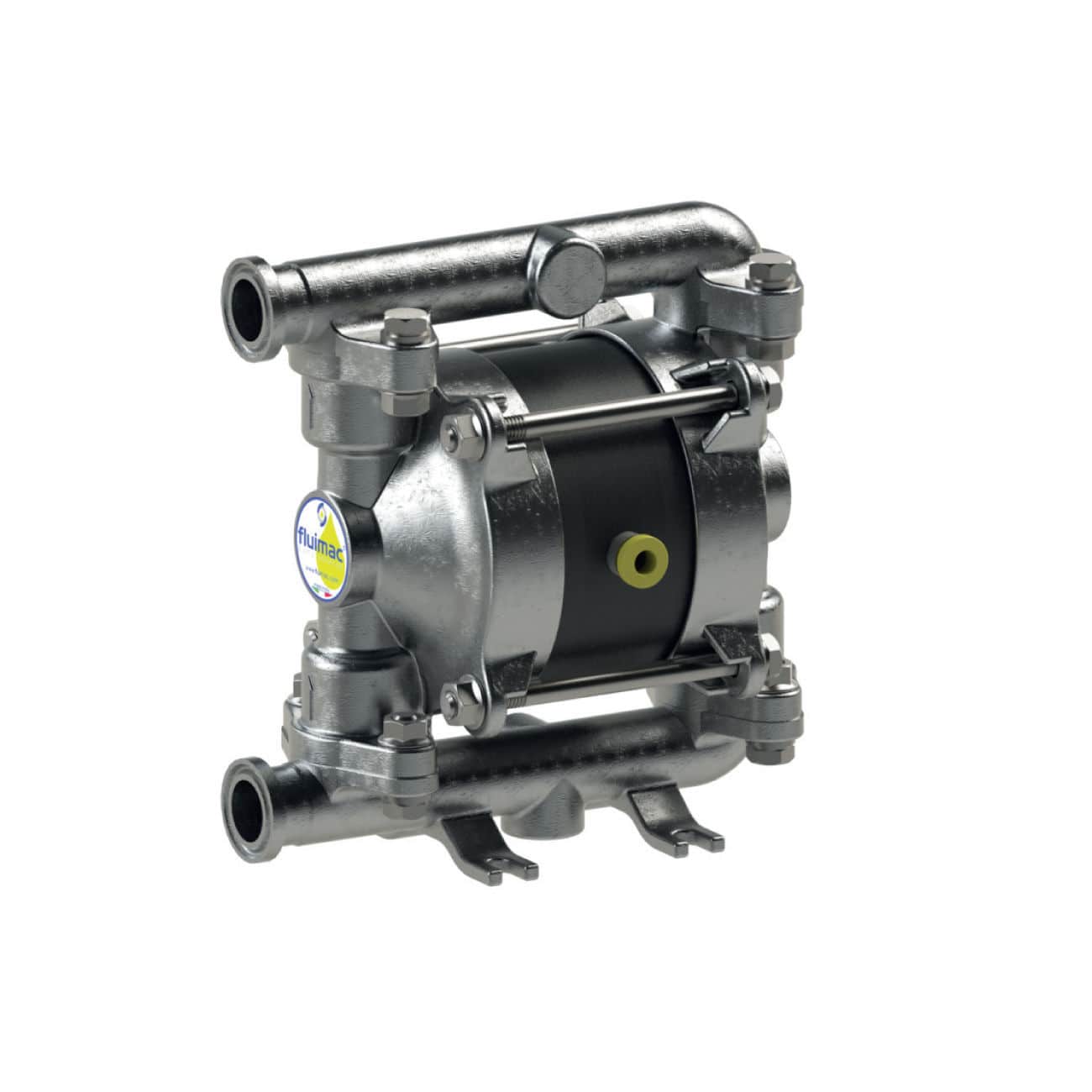 Pompa A Membrana Doppia Aria QBY4-25L – 1 Ingresso Fluidi – 35GPM 120PSI – Alluminio
