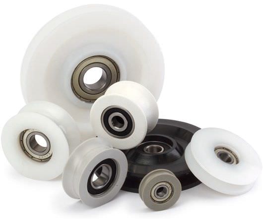 4 Rotelle In Nylon Poliammide 40mm - Per Porte Scorrevoli E Meccanismi, Fatte In UE - Foto 10