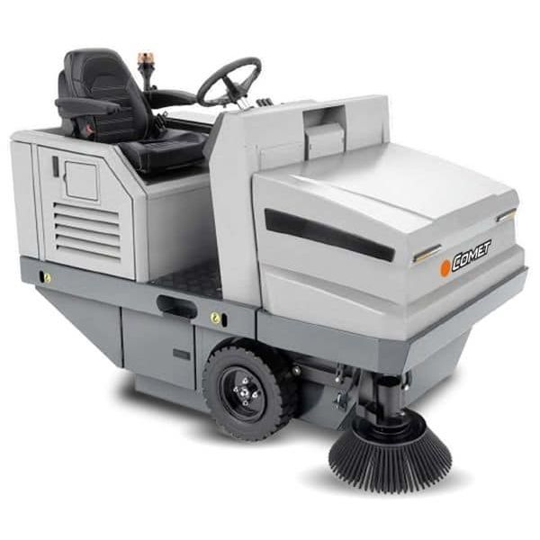 Mani Con La Spazzatrice Del Pavimento Della Spazzola E Di Paletta Per La Spazzatura Image44030625 - Foto 5