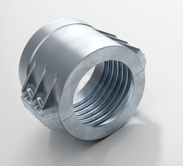 Canale Centrale Set Da 2 Fascette Doppio Albero In Acciaio Zincato - Per Alberi Fino A 60 Mm, Marca Nonic Fascetta Nonic 08-700 - Foto 7