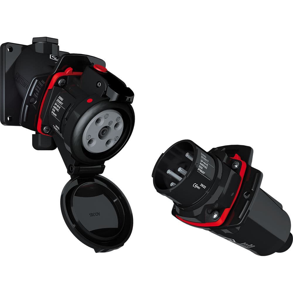 Set Connettore Rotondo 4 Poli DIN 72585 - Presa IP67, Per Veicoli E Industria, Kit Riparazione