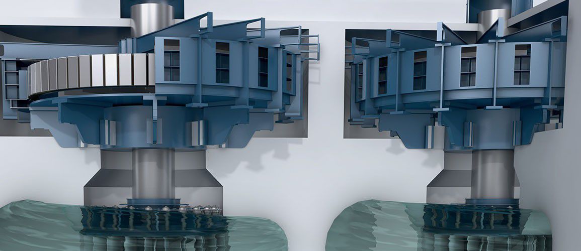Turbina idraulica - GE Renewable Energy - per produzione di energia