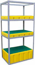 Scaffalatura per carichi leggeri / per fusti...