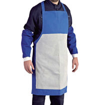 Grembiule Da Lavoro Ignifugo Blu - Resistente Alle Fiamme Per Saldatura - Tasche Frontali Utility - Foto 2