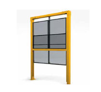 Porta scorrevole / in metallo / per interno...