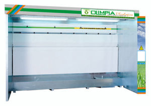 cabina di verniciatura aperta