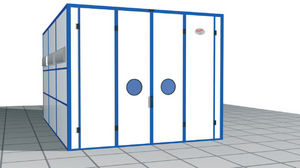 cabina di granigliatura