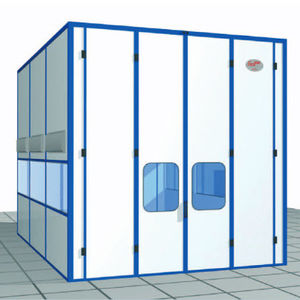 cabina di verniciatura chiusa