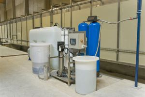 stazione di demineralizzazione tramite resine scambiatrici di ioni