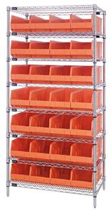 scaffali in rete metallica