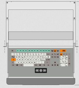 tastiera montata su rack-cassetto