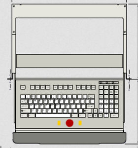 tastiera montata su rack-cassetto