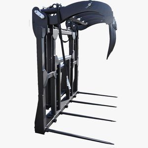 forca per pallet per balle di paglia / per carrello elevatore / per macchina agricola