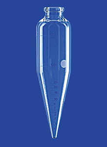 tubo di centrifuga in vetro borosilicato