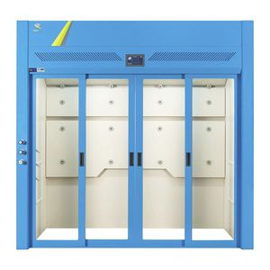 armadio per estrazione di fumi
