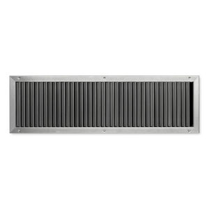 griglia di ventilazione in acciaio