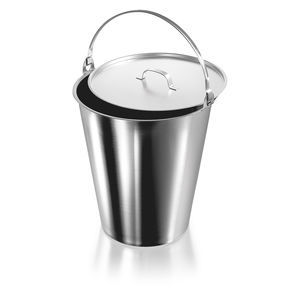 secchio in acciaio inox
