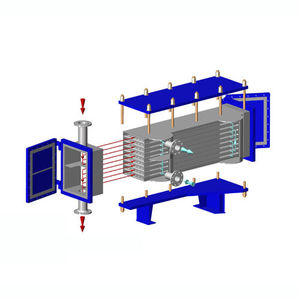 scambiatore di calore a placche saldati / liquido/liquido / liquido/gas / gas/gas
