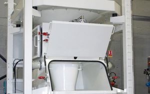 sistema di scarico per sacchi