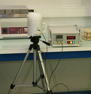 campionatore di aria per controllo microbiologico