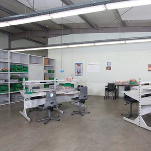 postazione di lavoro per officina