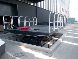 tavola elevatrice a forbice