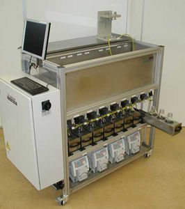 banco per test di portata