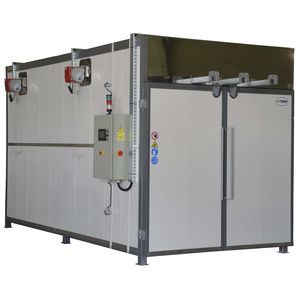 forno per trattamento termico / di verniciatura a polvere / a carrello / a gas