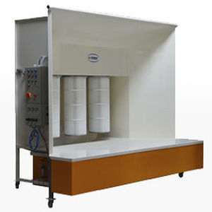 cabina di verniciatura chiusa