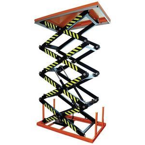 tavola elevatrice a forbice quadrupla