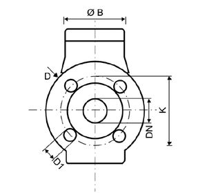 contatore d'acqua a turbina Woltman