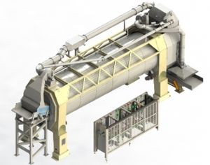 linea di trattamento a tamburo