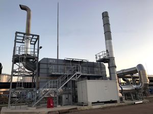 sistema di evacuazione di gas