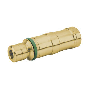 inserto a pressare / in ottone / arrotondato / pneumatico