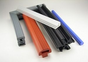 guarnizione a labbro / in profilato / in silicone / estrusa
