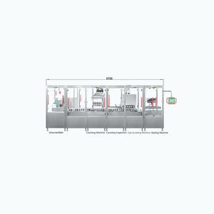 linea di imbottigliamento e imballaggio completamente automatica