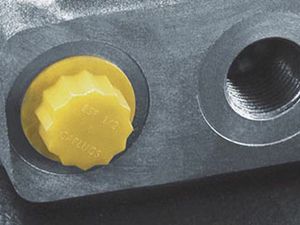tappo rotondo / filettato / in plastica / di protezione