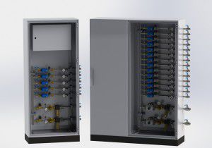 sistema di regolazione di gas per la produzione di alluminio