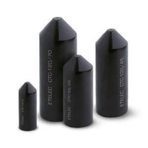 cappuccio termoretraibile / press-fit / cilindrico / in poliolefina