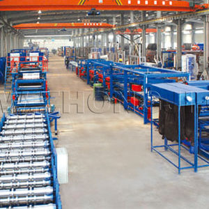 linea di produzione per pannelli sandwich in PSE/lana minerale