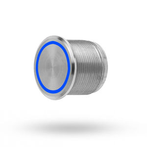 interruttore piezoelettrico / unipolare / sigillato / luminoso a LED