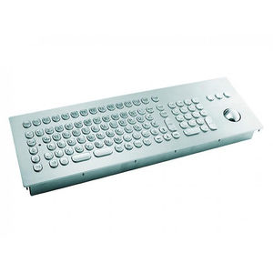 tastiera ad incastro / a tasti meccanici / 105 tasti / con trackball