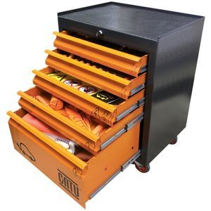 carrello da officina 5 cassetti 1